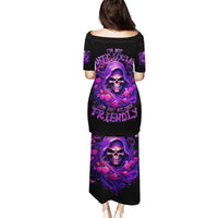 Reaper Skull Puletasi I'm Not Anti-Social I'm Just Not User Friendly - Wonder Print Shop