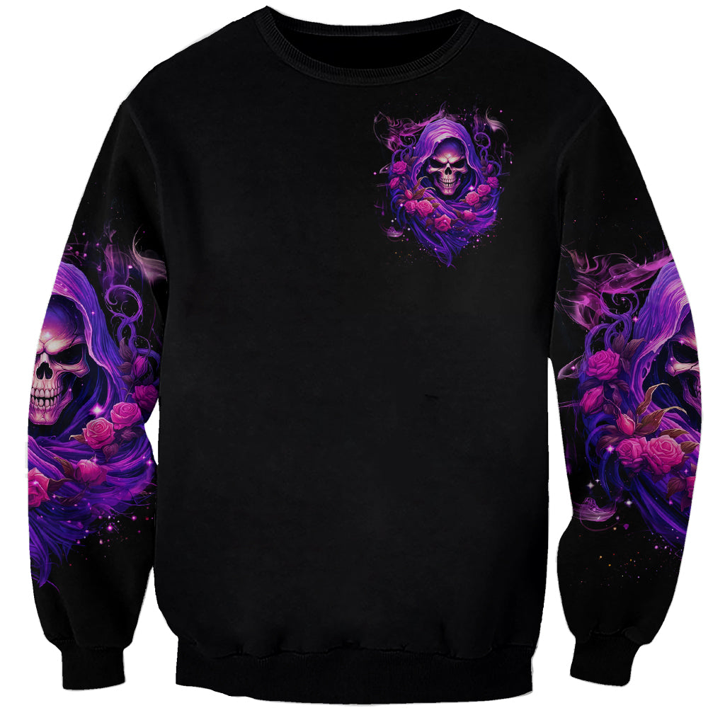 Reaper Skull Sweatshirt I'm Not Anti-Social I'm Just Not User Friendly - Wonder Print Shop
