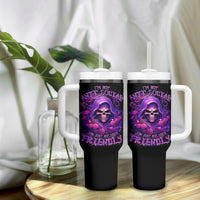 Reaper Skull Tumbler With Handle I'm Not Anti-Social I'm Just Not User Friendly - Wonder Print Shop