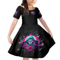 Witch Skull Family Matching Mermaid Dress and Hawaiian Shirt The Good Girl In Me Got Tired Of The Bullshit - Wonder Print Shop