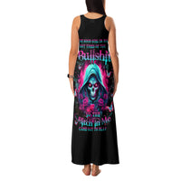 Witch Skull Family Matching Tank Maxi Dress and Hawaiian Shirt The Good Girl In Me Got Tired Of The Bullshit - Wonder Print Shop