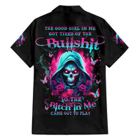 Witch Skull Hawaiian Shirt The Good Girl In Me Got Tired Of The Bullshit - Wonder Print Shop