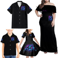 Witch Skull Family Matching Off Shoulder Maxi Dress and Hawaiian Shirt Assuming Was Like Most Girls Was Your First Mistake - Wonder Print Shop