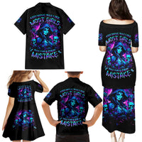 Witch Skull Family Matching Puletasi and Hawaiian Shirt Assuming Was Like Most Girls Was Your First Mistake - Wonder Print Shop