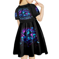 Witch Skull Kid Short Sleeve Dress Assuming Was Like Most Girls Was Your First Mistake - Wonder Print Shop