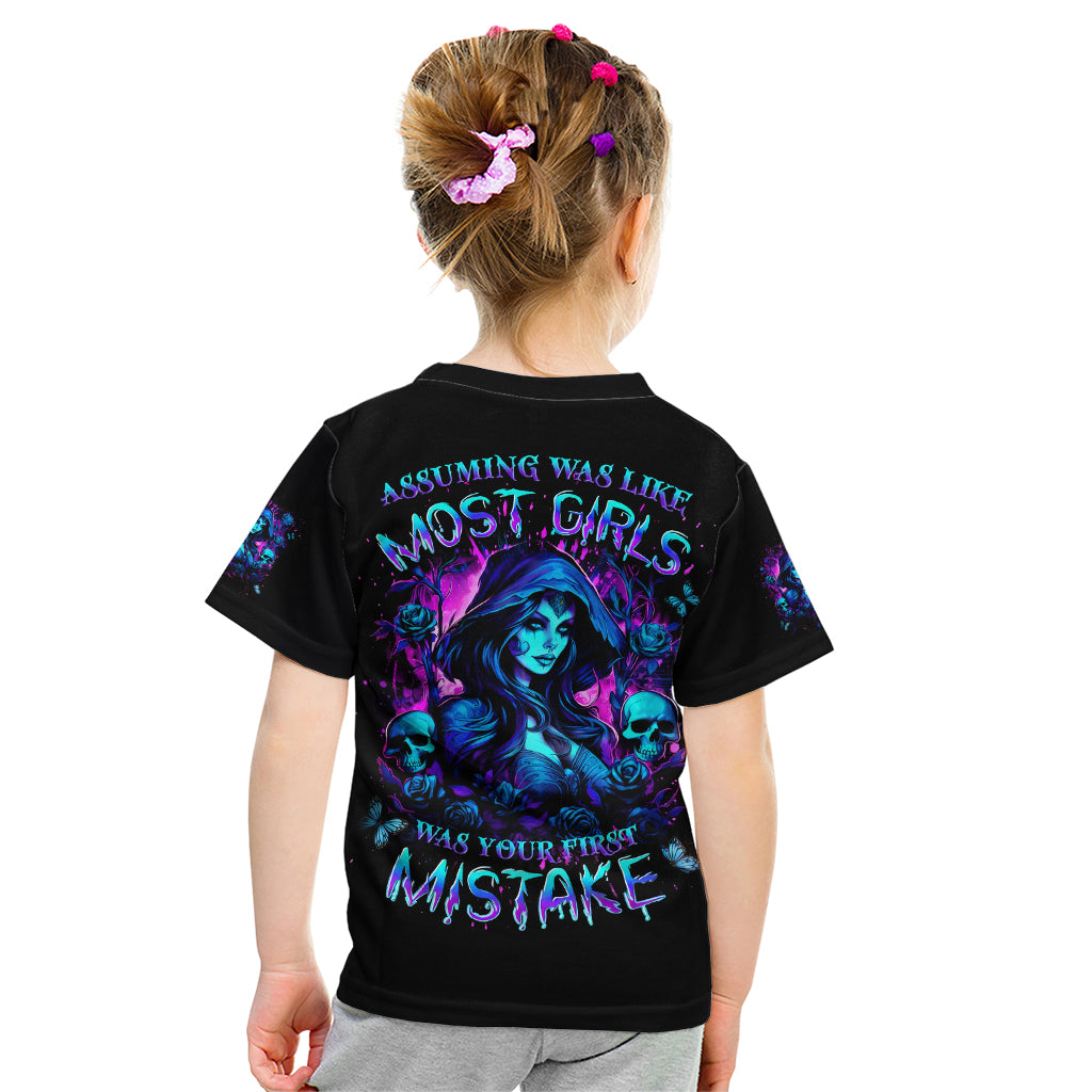 Witch Skull Kid T Shirt Assuming Was Like Most Girls Was Your First Mistake - Wonder Print Shop