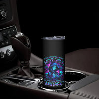 Witch Skull Skinny Tumbler Assuming Was Like Most Girls Was Your First Mistake - Wonder Print Shop