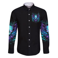 Angel Skull Family Matching Puletasi and Hawaiian Shirt I'm Not Anti-Social I'm Just Not User Friendly - Wonder Print Shop