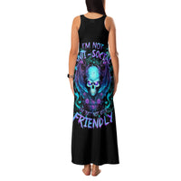 Angel Skull Family Matching Tank Maxi Dress and Hawaiian Shirt I'm Not Anti-Social I'm Just Not User Friendly - Wonder Print Shop