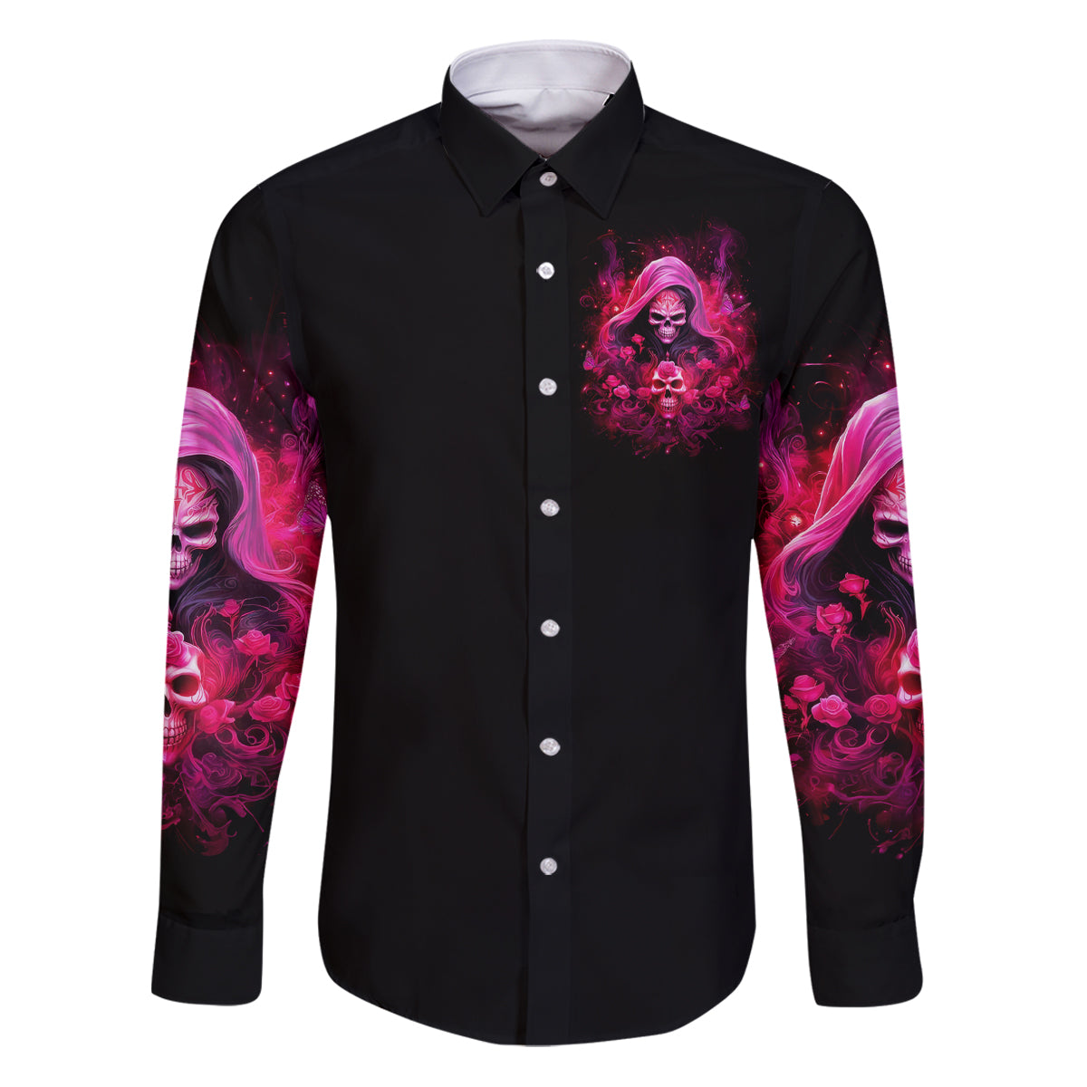 Witch Skull Family Matching Puletasi and Hawaiian Shirt I'm Not Anti-Social I'm Just Not User Friendly - Wonder Print Shop