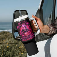 Witch Skull Tumbler With Handle I'm Not Anti-Social I'm Just Not User Friendly - Wonder Print Shop