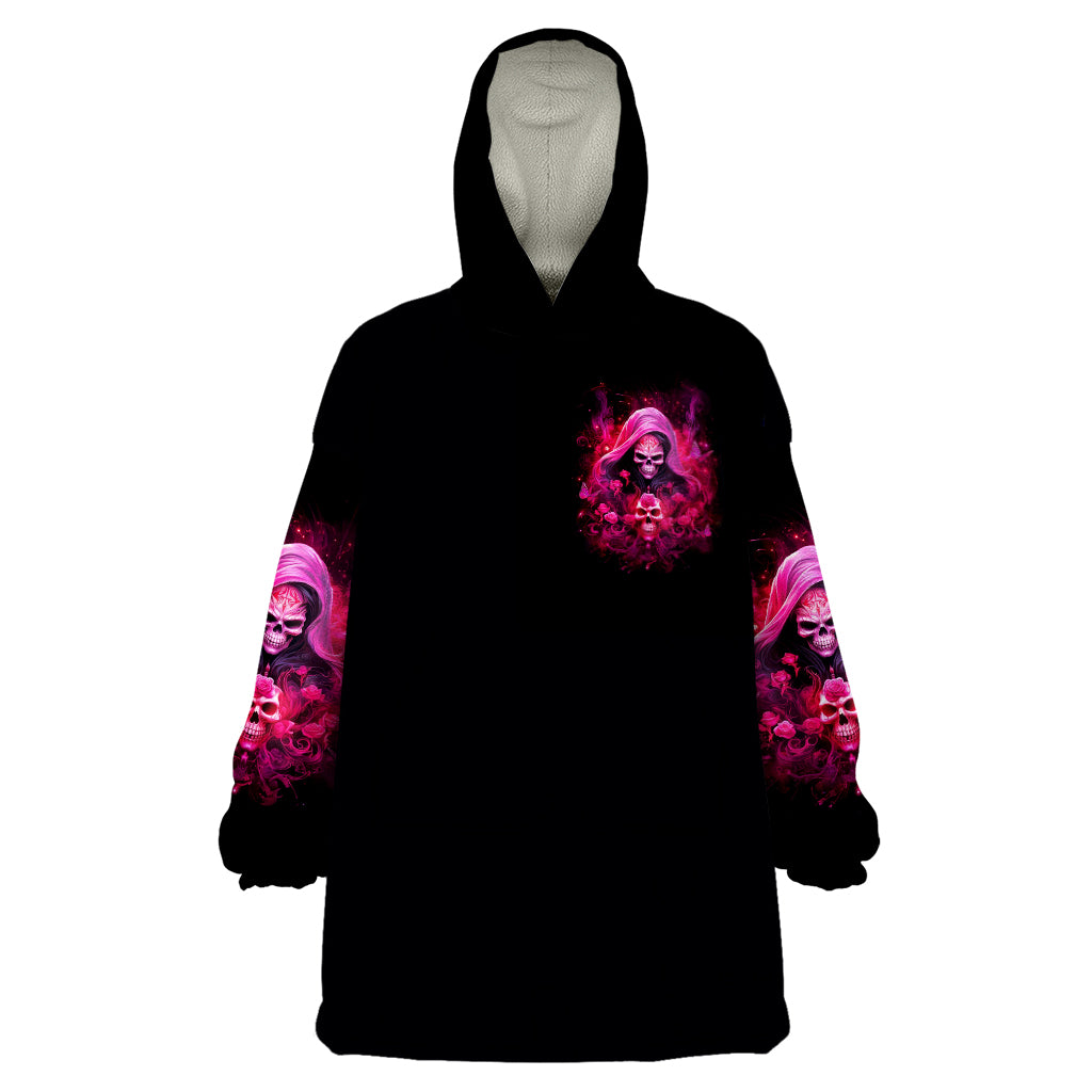 Witch Skull Wearable Blanket Hoodie I'm Not Anti-Social I'm Just Not User Friendly - Wonder Print Shop