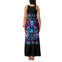 Witch Skull Family Matching Tank Maxi Dress and Hawaiian Shirt I Have 3 Sides And The Side You Never Want To See - Wonder Print Shop