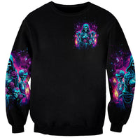 Witch Skull Sweatshirt I Have 3 Sides And The Side You Never Want To See - Wonder Print Shop