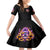 Sunflower Skull Family Matching Summer Maxi Dress and Hawaiian Shirt She Is Sunshine Mixed With A Little Hurricane - Wonder Print Shop