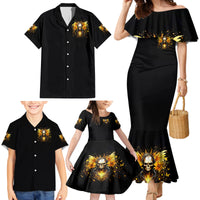 Fairy Skull Family Matching Mermaid Dress and Hawaiian Shirt The Good Girl In Me Got Tired Of The Bullshit - Wonder Print Shop