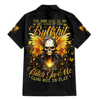 Fairy Skull Family Matching Mermaid Dress and Hawaiian Shirt The Good Girl In Me Got Tired Of The Bullshit - Wonder Print Shop