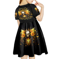 Fairy Skull Kid Short Sleeve Dress The Good Girl In Me Got Tired Of The Bullshit - Wonder Print Shop