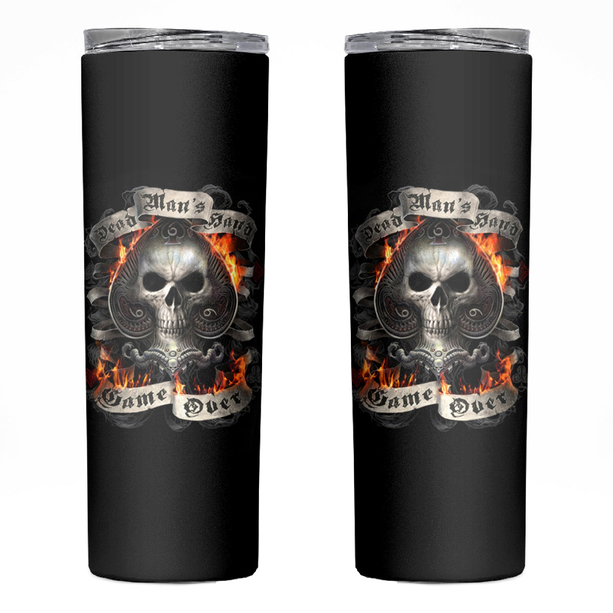 Fairy Skull Skinny Tumbler The Good Girl In Me Got Tired Of The Bullshit - Wonder Print Shop