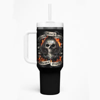 Fairy Skull Tumbler With Handle The Good Girl In Me Got Tired Of The Bullshit - Wonder Print Shop