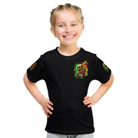 Rose Skull Kid T Shirt Stuck Between IDK IDC - Wonder Print Shop