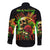 Rose Skull Long Sleeve Button Shirt Stuck Between IDK IDC - Wonder Print Shop