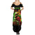 Rose Skull Summer Maxi Dress Stuck Between IDK IDC - Wonder Print Shop