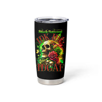 Rose Skull Tumbler Cup Stuck Between IDK IDC - Wonder Print Shop