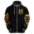 Rose Skull Zip Hoodie Stuck Between IDK IDC - Wonder Print Shop