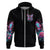 Fairy Skull Zip Hoodie This Girl Powered By Bitch Dust - Wonder Print Shop