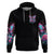 Fairy Skull Zip Hoodie This Girl Powered By Bitch Dust - Wonder Print Shop