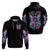 Fairy Skull Zip Hoodie This Girl Powered By Bitch Dust - Wonder Print Shop