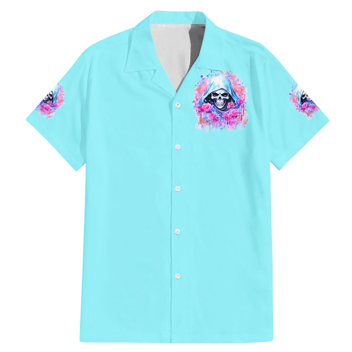 Witch Skull Family Matching Mermaid Dress and Hawaiian Shirt Assuming Was Like Most Girls Was Your First Mistake - Wonder Print Shop