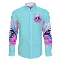 Witch Skull Family Matching Puletasi and Hawaiian Shirt Assuming Was Like Most Girls Was Your First Mistake - Wonder Print Shop