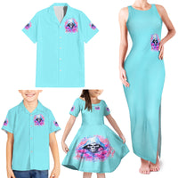 Witch Skull Family Matching Tank Maxi Dress and Hawaiian Shirt Assuming Was Like Most Girls Was Your First Mistake - Wonder Print Shop