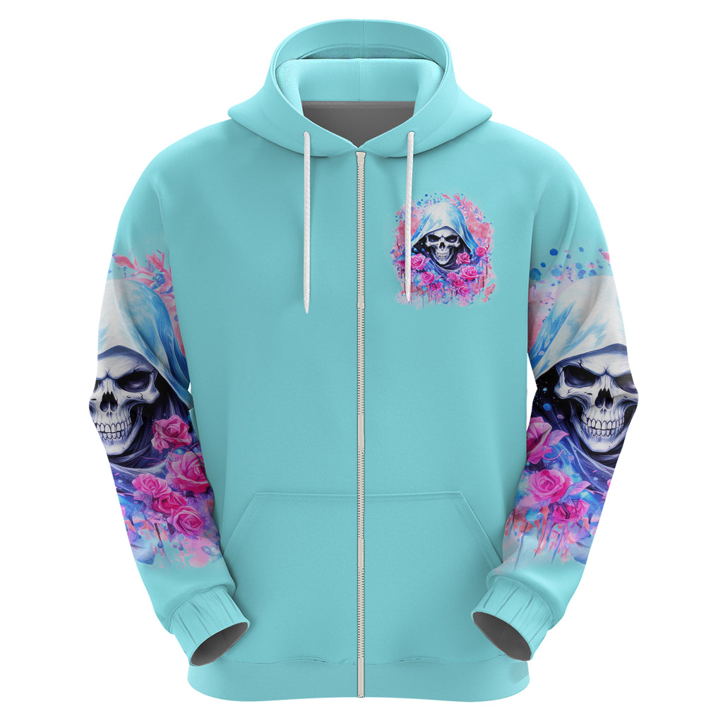 Witch Skull Hoodie Assuming Was Like Most Girls Was Your First Mistake - Wonder Print Shop
