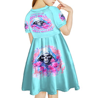 Witch Skull Kid Short Sleeve Dress Assuming Was Like Most Girls Was Your First Mistake - Wonder Print Shop
