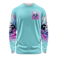 Witch Skull Long Sleeve Shirt Assuming Was Like Most Girls Was Your First Mistake - Wonder Print Shop
