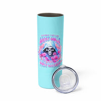Witch Skull Skinny Tumbler Assuming Was Like Most Girls Was Your First Mistake - Wonder Print Shop
