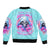 Witch Skull Sleeve Zip Bomber Jacket Assuming Was Like Most Girls Was Your First Mistake - Wonder Print Shop
