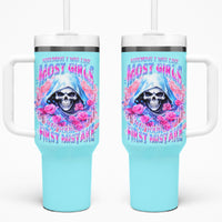 Witch Skull Tumbler With Handle Assuming Was Like Most Girls Was Your First Mistake - Wonder Print Shop