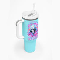 Witch Skull Tumbler With Handle Assuming Was Like Most Girls Was Your First Mistake - Wonder Print Shop