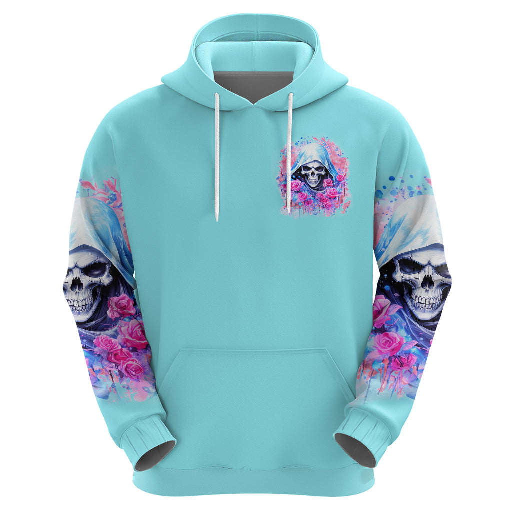 Witch Skull Zip Hoodie Assuming Was Like Most Girls Was Your First Mistake - Wonder Print Shop