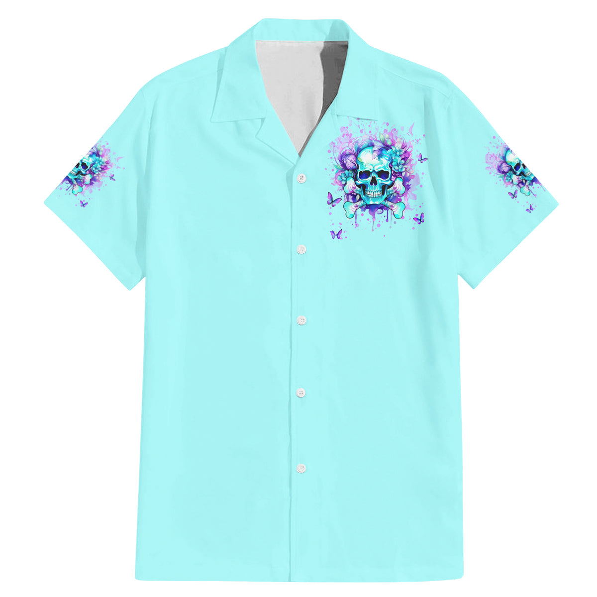 Flower Skull Family Matching Mermaid Dress and Hawaiian Shirt I'm A Bitch With A Low Bullshiit Tolrange Don't Try Me - Wonder Print Shop