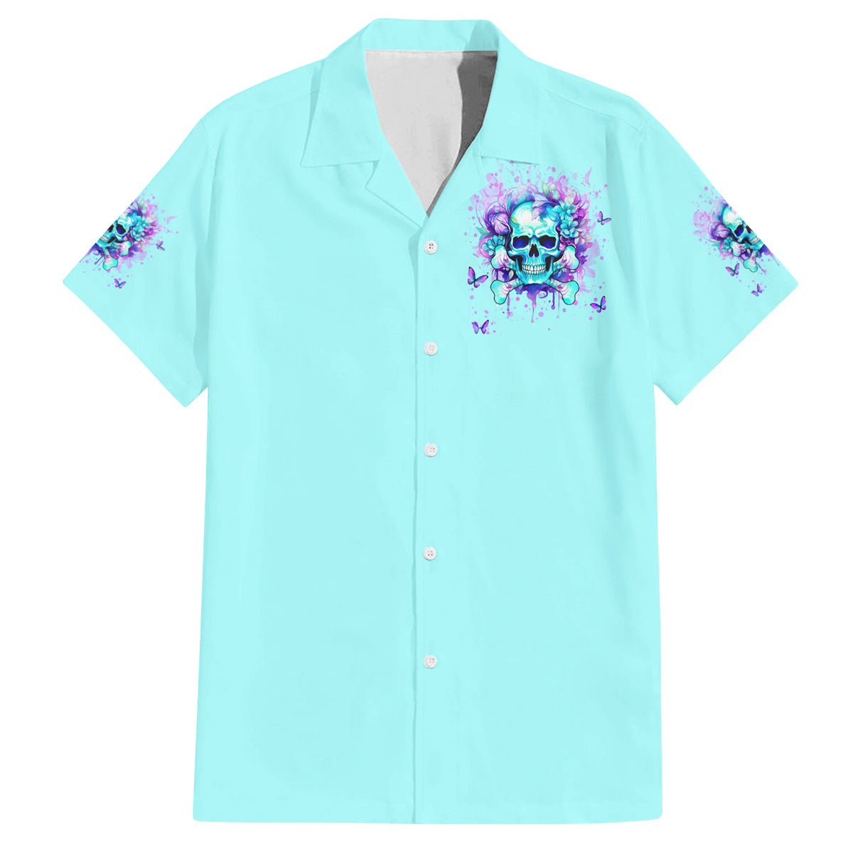 Flower Skull Family Matching Off Shoulder Maxi Dress and Hawaiian Shirt I'm A Bitch With A Low Bullshiit Tolrange Don't Try Me - Wonder Print Shop