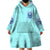 Flower Skull Wearable Blanket Hoodie I'm A Bitch With A Low Bullshiit Tolrange Don't Try Me - Wonder Print Shop