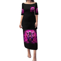 Witch Skull Family Matching Puletasi and Hawaiian Shirt Don't Try To Figure Me Out I'm A Special Kind Of Twisted - Wonder Print Shop