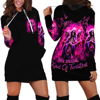 Witch Skull Hoodie Dress Don't Try To Figure Me Out I'm A Special Kind Of Twisted - Wonder Print Shop