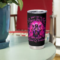 Witch Skull Tumbler Cup Don't Try To Figure Me Out I'm A Special Kind Of Twisted - Wonder Print Shop