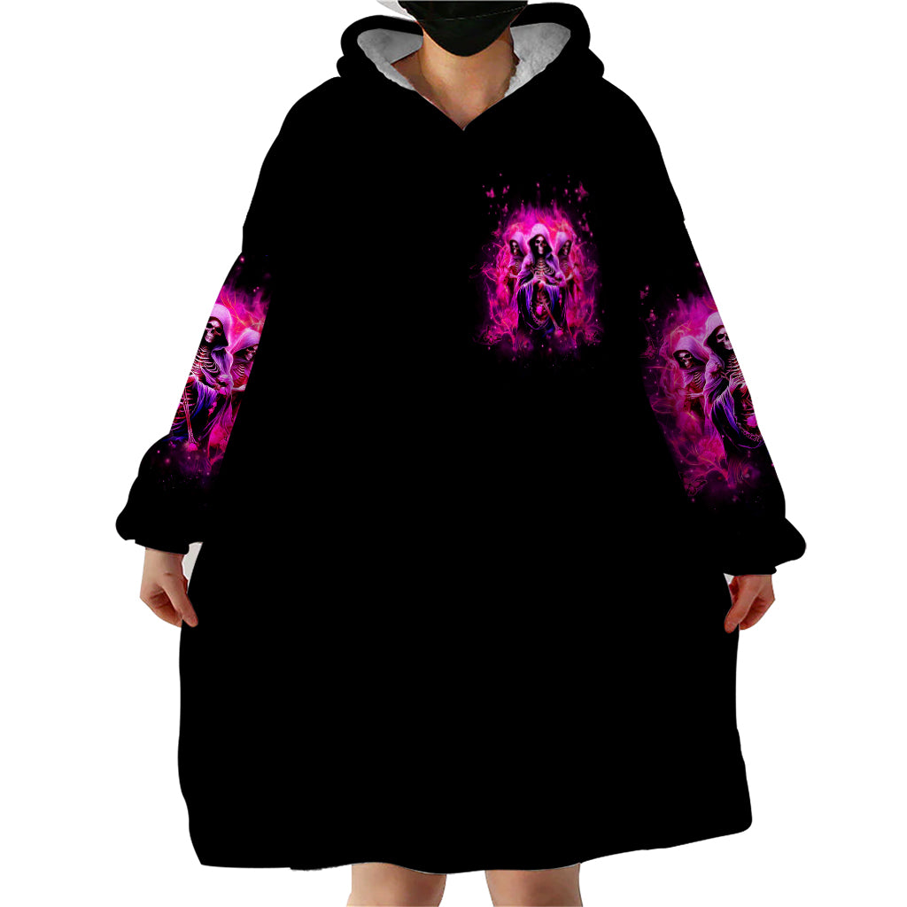 Witch Skull Wearable Blanket Hoodie Don't Try To Figure Me Out I'm A Special Kind Of Twisted - Wonder Print Shop